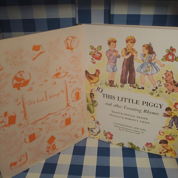 Vintage Little Golden "This Little Piggy and other Rhymes" - Picture 2 of 5